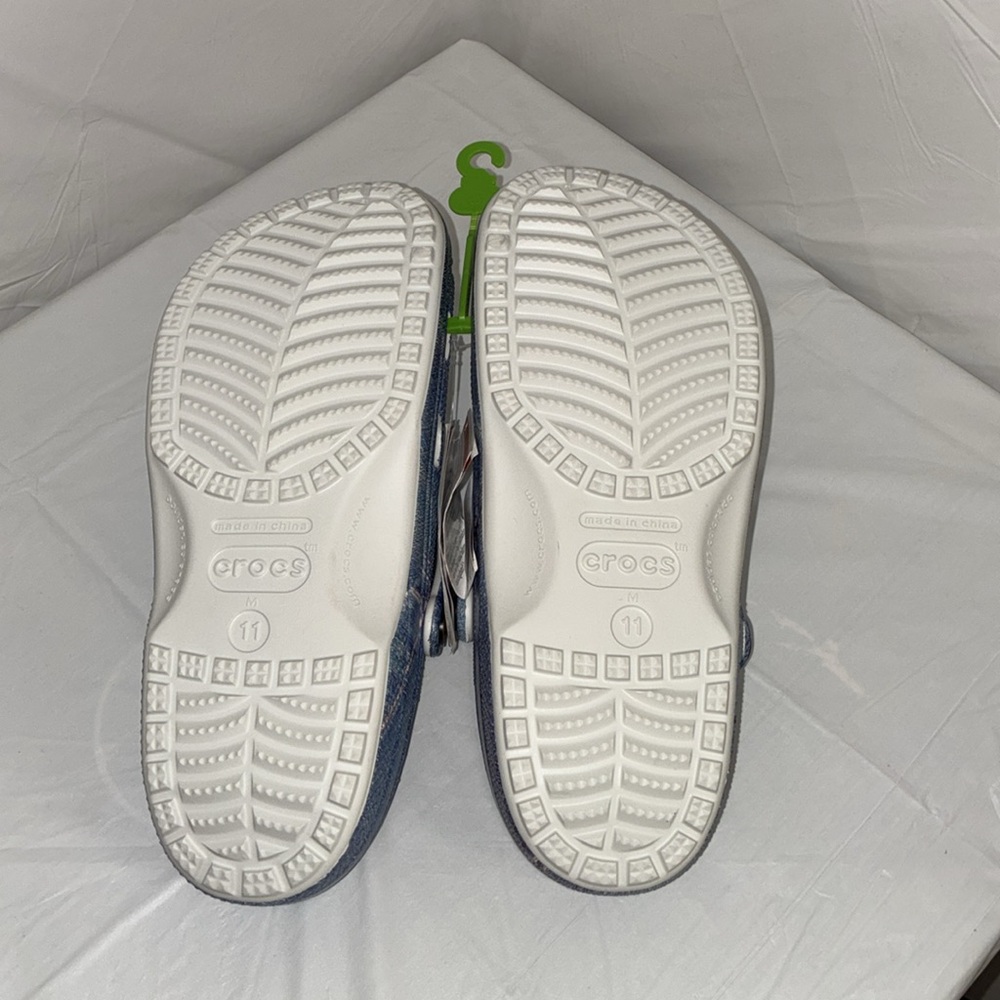 Crocs classic denim clog Unisex M10/W11 - Picture 8 of 9